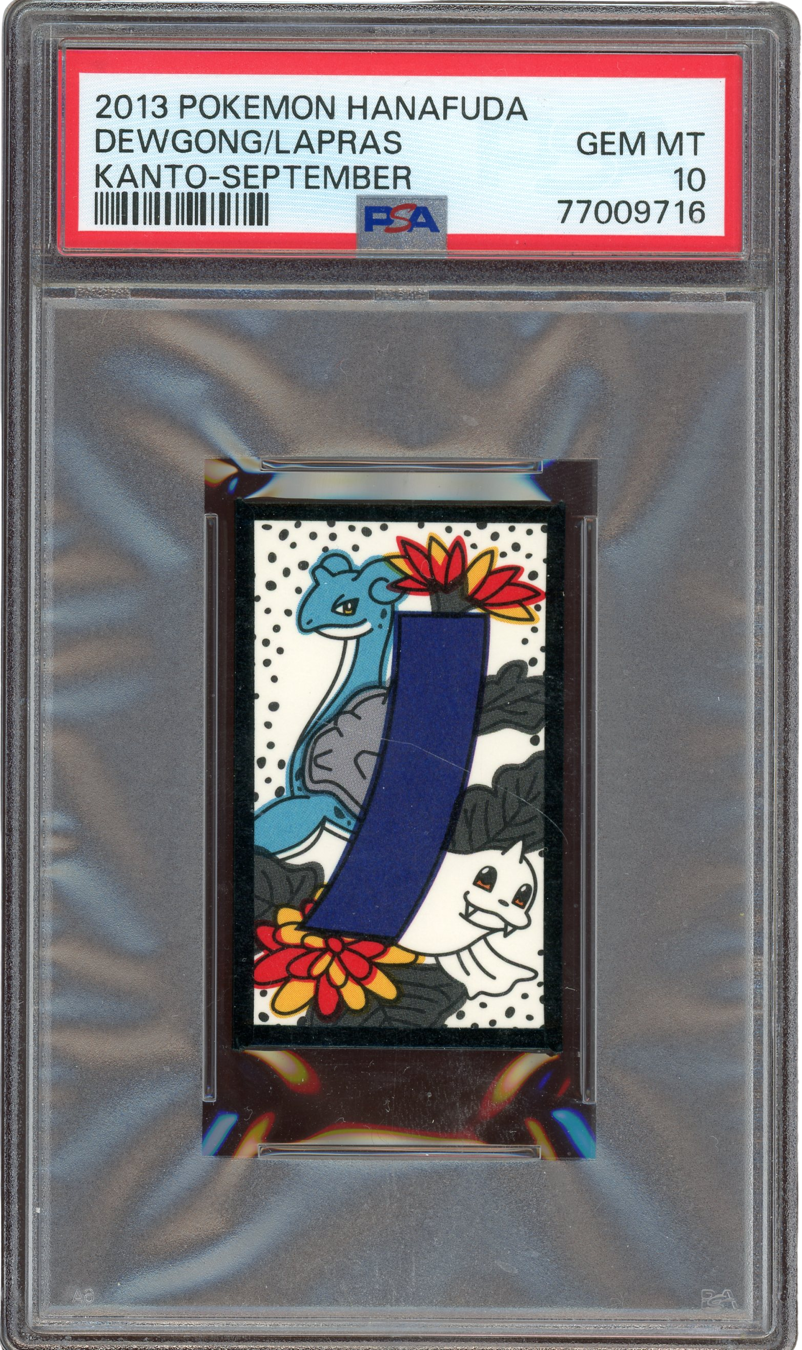 PSA 10 DEWONG/LAPRAS HANAFUDA KANTO-SEPTEMBER