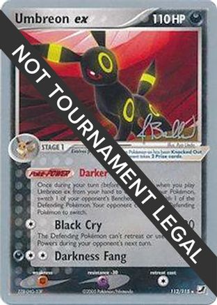 Umbreon ex 2006 (Jimmy Ballard) (112) - World Championship Decks