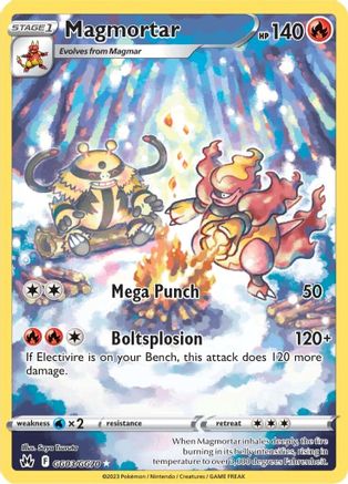 Magmortar (GG03/GG70) - Crown Zenith Galarian Gallery Holofoil