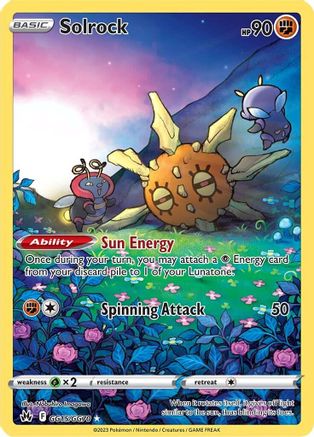 Solrock (GG15/GG70) - Crown Zenith Galarian Gallery Holofoil