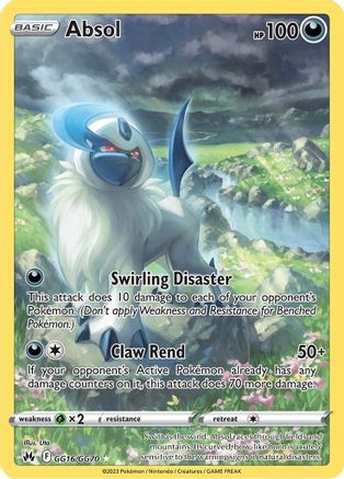 Absol (GG16/GG70) - Crown Zenith Galarian Gallery Holofoil