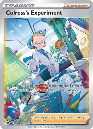 Colress's Experiment (GG59/GG70) - Crown Zenith Galarian Gallery Holofoil