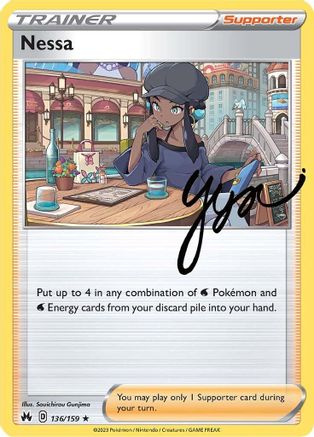 Nessa (136/159) - Crown Zenith Reverse Holofoil