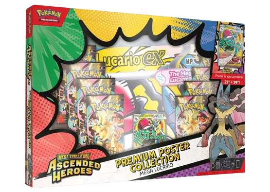 Premium Poster Mega Lucario Poster Collection Box