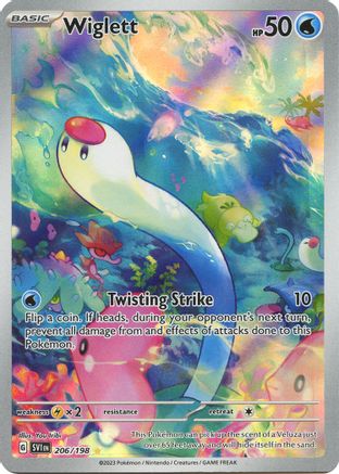 Wiglett (206/198) - SV01 Scarlet & Violet Base Set Holofoil