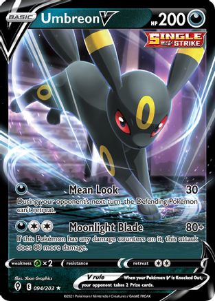 Umbreon V (Non-Holo) (94/203) - Deck Exclusives