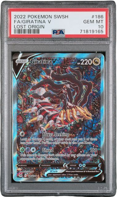 PSA 10 FA/GIRATINA V LOST ORIGIN
