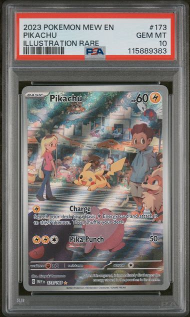 PSA 10 PIKACHU ILLUSTRATION RARE