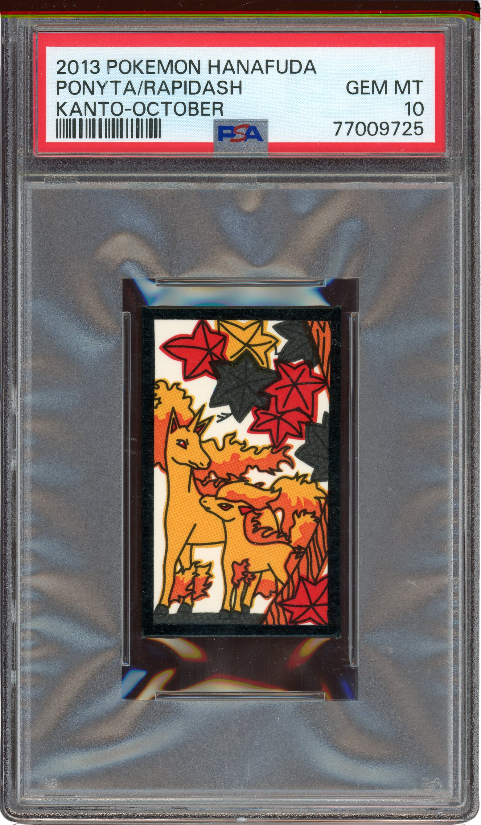 PSA 10 PONYTA/RAPIDASH HANAFUDA KANTO-OCTOBER