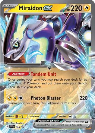 Miraidon ex (28) - SV Scarlet & Violet Promo Cards Holofoil