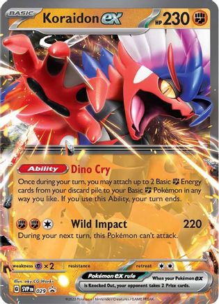 Koraidon ex (29) - SV Scarlet & Violet Promo Cards Holofoil