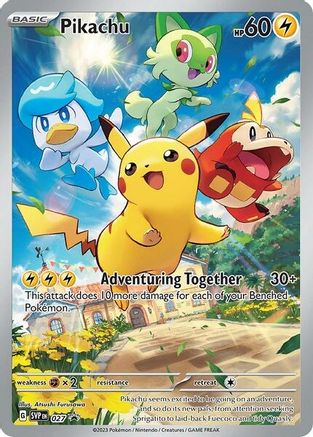 Pikachu (27) - SV Scarlet & Violet Promo Cards Holofoil