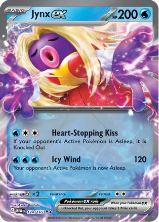 Jynx ex (124/165) - SV Scarlet & Violet 151 Holofoil