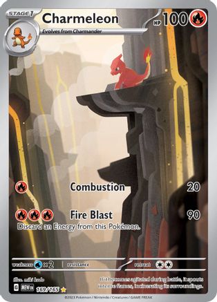 Charmeleon (169/165) - SV Scarlet & Violet 151 Holofoil