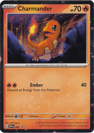 Charmander (Cosmos Holo) (47) - SV Scarlet & Violet Promo Cards Holofoil