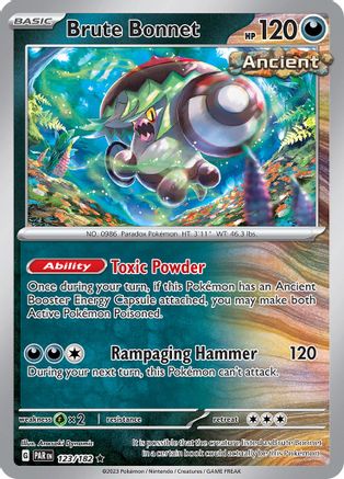 Brute Bonnet (123/182) - SV04 Paradox Rift Holofoil