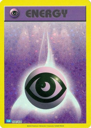 Basic Psychic Energy (34/034) - Trading Card Game Classic