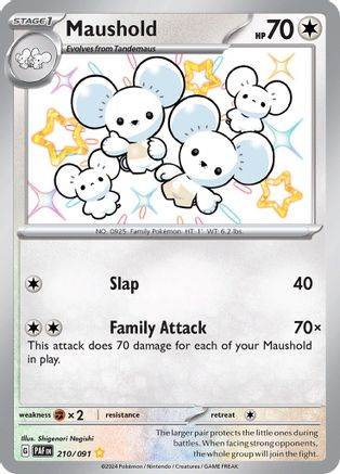 Maushold (210/091) - SV Paldean Fates Holofoil