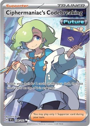 Ciphermaniac's Codebreaking (198/162) - SV05 Temporal Forces Holofoil