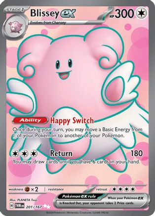 Blissey ex (201/167) - SV06 Twilight Masquerade Holofoil