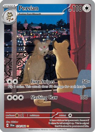 Persian (78/064) - SV Shrouded Fable Holofoil