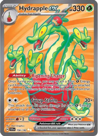 Hydrapple ex (156/142) - SV07 Stellar Crown Holofoil