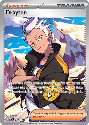 Drayton (232/191) - SV08 Surging Sparks Holofoil