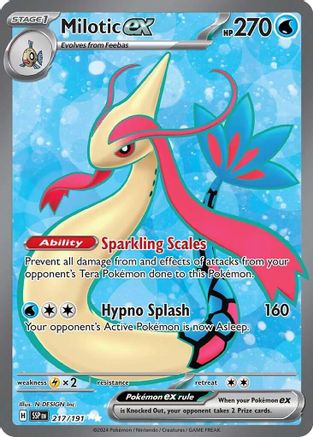 Milotic ex (217/191) - SV08 Surging Sparks Holofoil