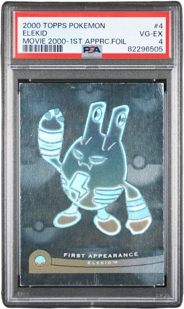 PSA 4 ELEKID FIRST APPEARANCE FOIL TOPPS THE MOVIE 2000