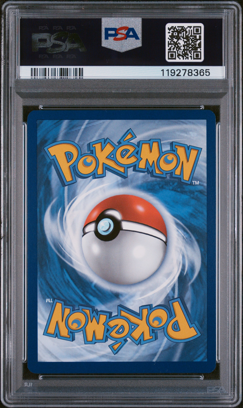 PSA Card Back