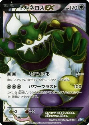 Tornadus EX 073/069 - BW4 Dark Rush Unlimited Holofoil (Japanese)