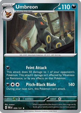 Umbreon (59/131) - SV Prismatic Evolutions Holofoil