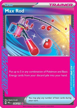 Max Rod (116/131) - SV Prismatic Evolutions Holofoil