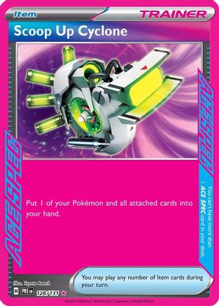 Scoop Up Cyclone (128/131) - SV Prismatic Evolutions Holofoil