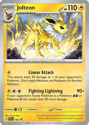 Jolteon (169) - SV Scarlet & Violet Promo Cards Holofoil