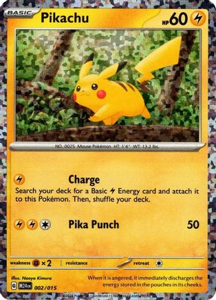 Pikachu (2/015) - McDonalds Promos 2024 Holofoil