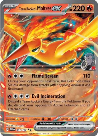 Team Rocket's Moltres ex (31) - SV10 Destined Rivals Holofoil