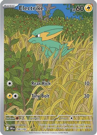 Electrike (196/182) - SV10 Destined Rivals Holofoil