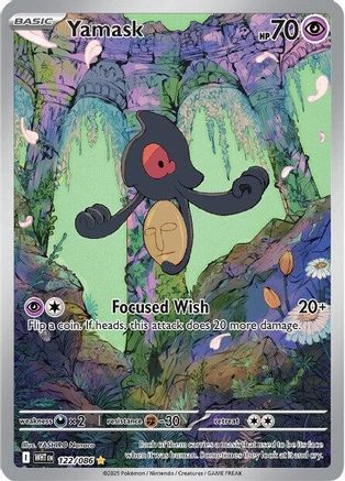 Yamask (122/086) - SV White Flare Holofoil