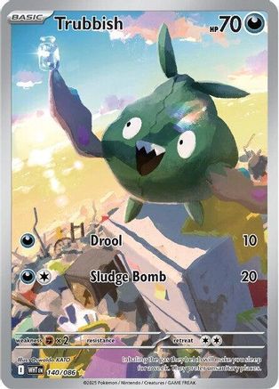 Trubbish (140/086) - SV White Flare Holofoil