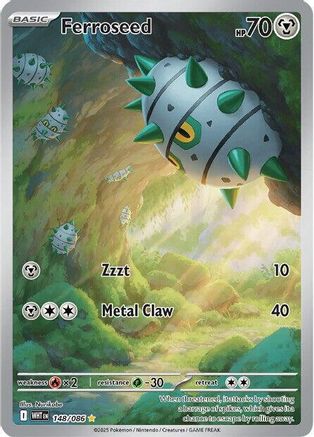 Ferroseed (148/086) - SV White Flare Holofoil