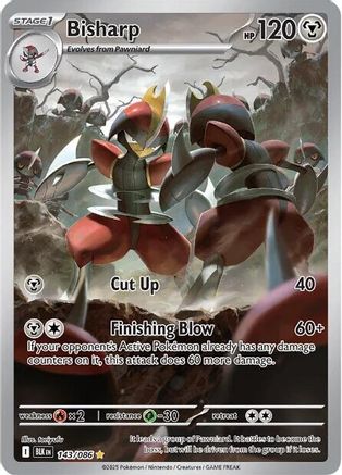 Bisharp (143/086) - SV Black Bolt Holofoil