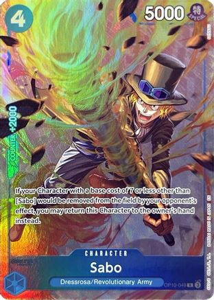 Sabo (Premium Card Collection -Best Selection Vol. 4-) (OP10-049) - One Piece Promotion Cards Foil