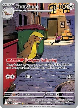 Gumshoos (153/132) - ME01 Mega Evolution Holofoil