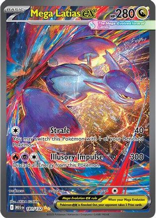Mega Latias ex (181/132) - ME01 Mega Evolution Holofoil