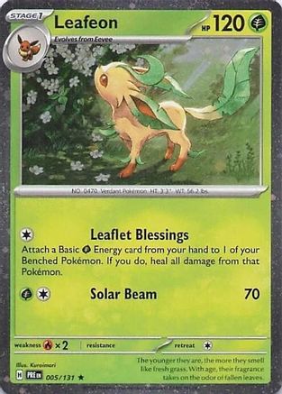 Leafeon (Cosmos Holo) (5/131) - Miscellaneous Cards & Products Holofoil