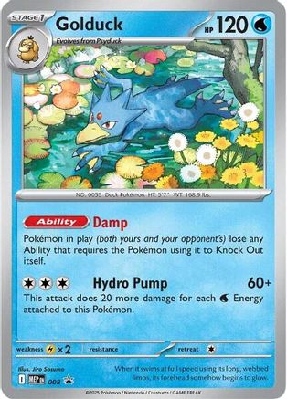 Golduck (8) - ME Mega Evolution Promo Holofoil