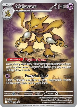 Alakazam (9) - ME Mega Evolution Promo Holofoil