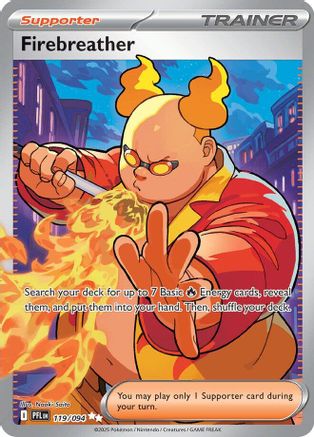 Firebreather (119/094) - ME02 Phantasmal Flames Holofoil