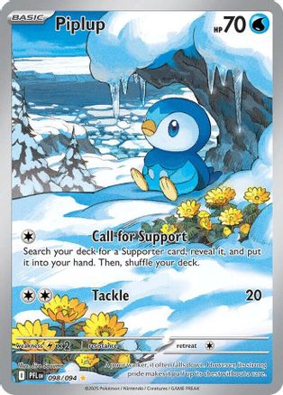 Piplup (98/094) - ME02 Phantasmal Flames Holofoil